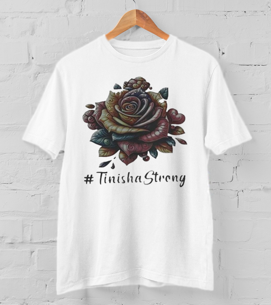TinishaStrong Rose Floral T-Shirt