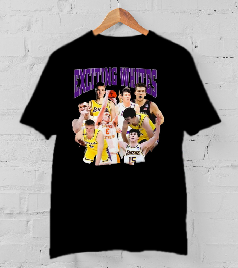 Dalton Knecht Austin Reaves Exciting Whites Lakers Basketball T-Shirt