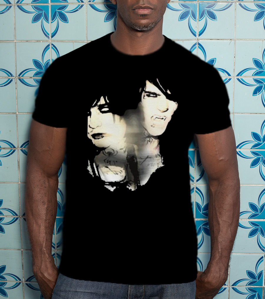 Johnnieguilbert Transformation Dual Expression Emo Vampire Aesthetic T-Shirt
