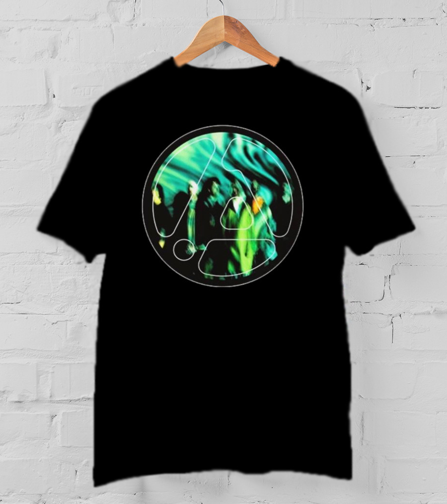 Linkin Park From Zero Framed Green Abstract Circle T-Shirt