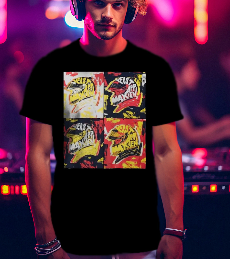 Red Bull Racing Verstappen Pop Art Helmet T-Shirt