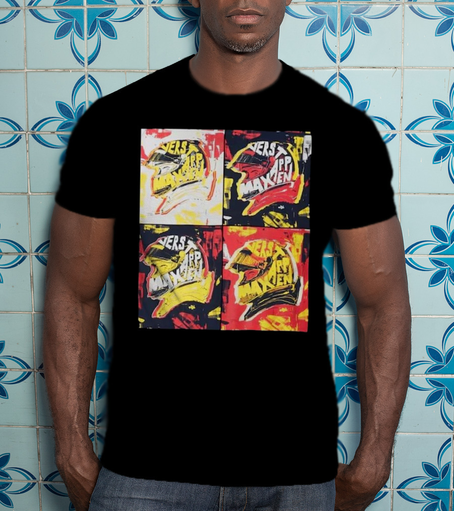 Red Bull Racing Verstappen Pop Art Helmet T-Shirt