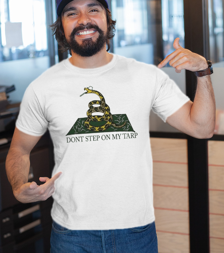 Don’t Step On My Tarp Snake Logo Festival T-Shirt