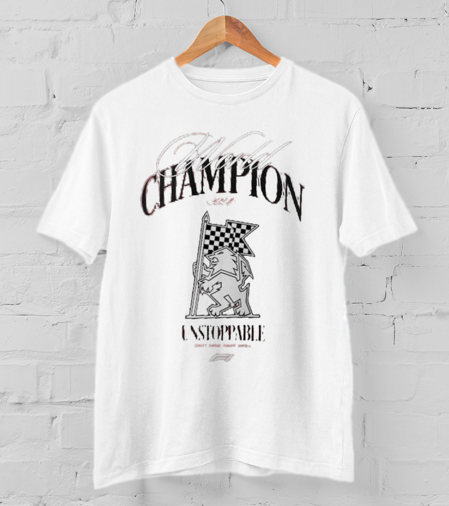 World Champion Unstoppable Formula 1 T-Shirt