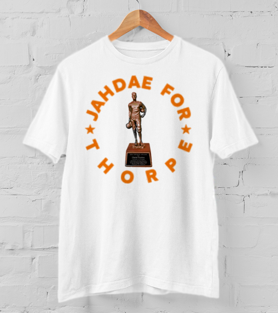 Jahdae For Thorpe Bronze Trophy Tribute Featuring Michael Taaffe T-Shirt