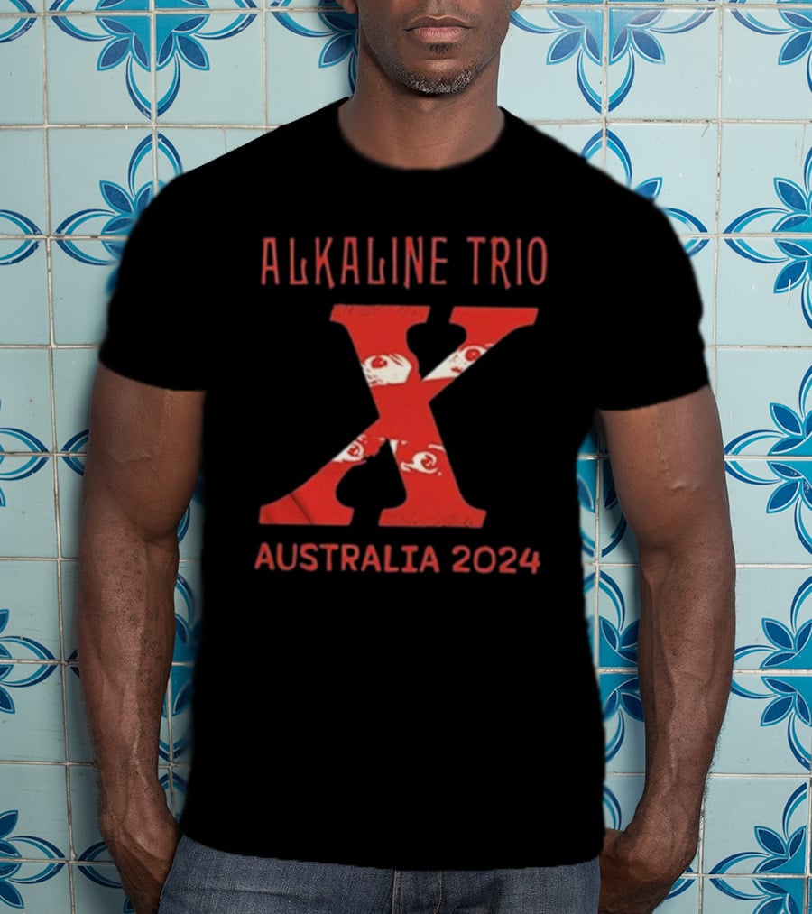 Alkaline Trio X Blood Hair Eyeballs Australia T-Shirt