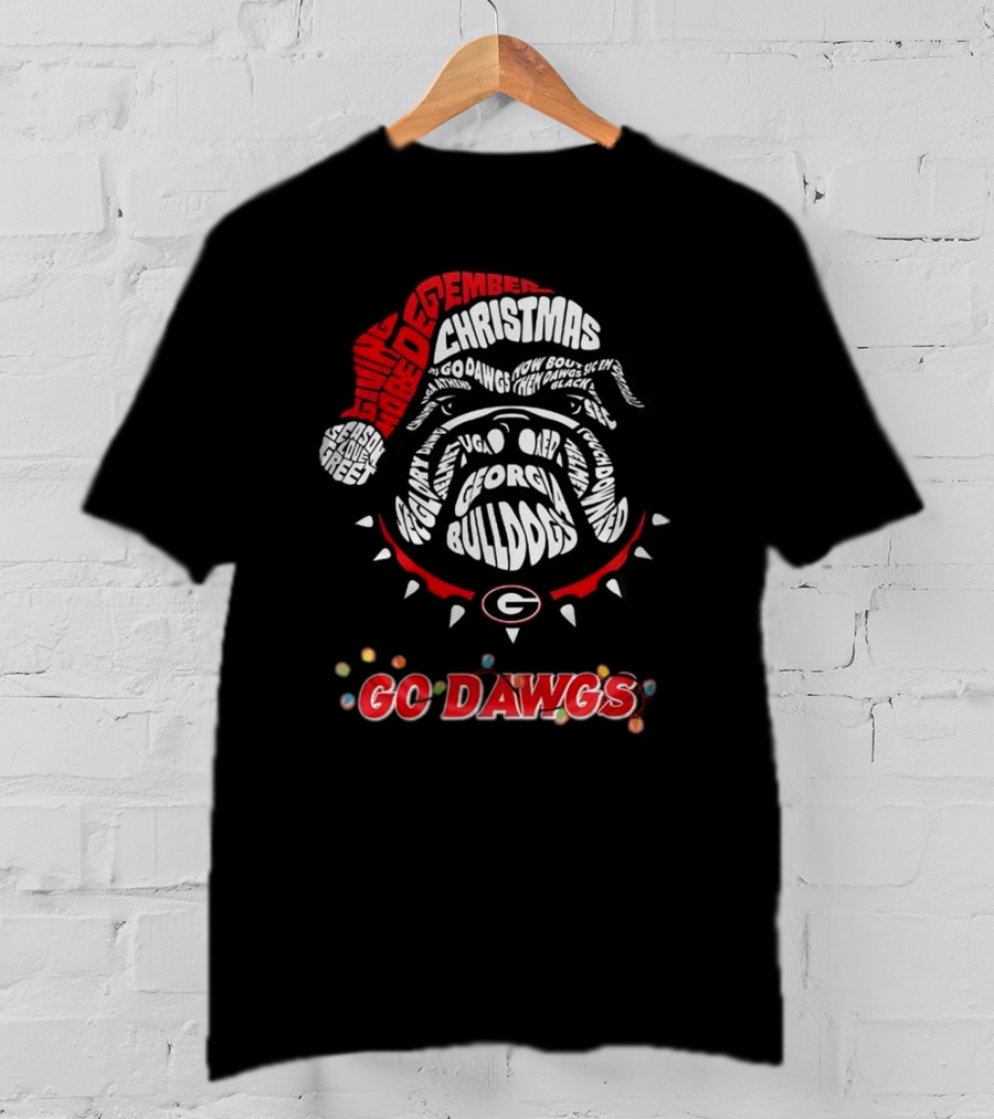 Georgia Bulldogs December Christmas Go Dawgs Georgia Bulldogs Bowls T-Shirt