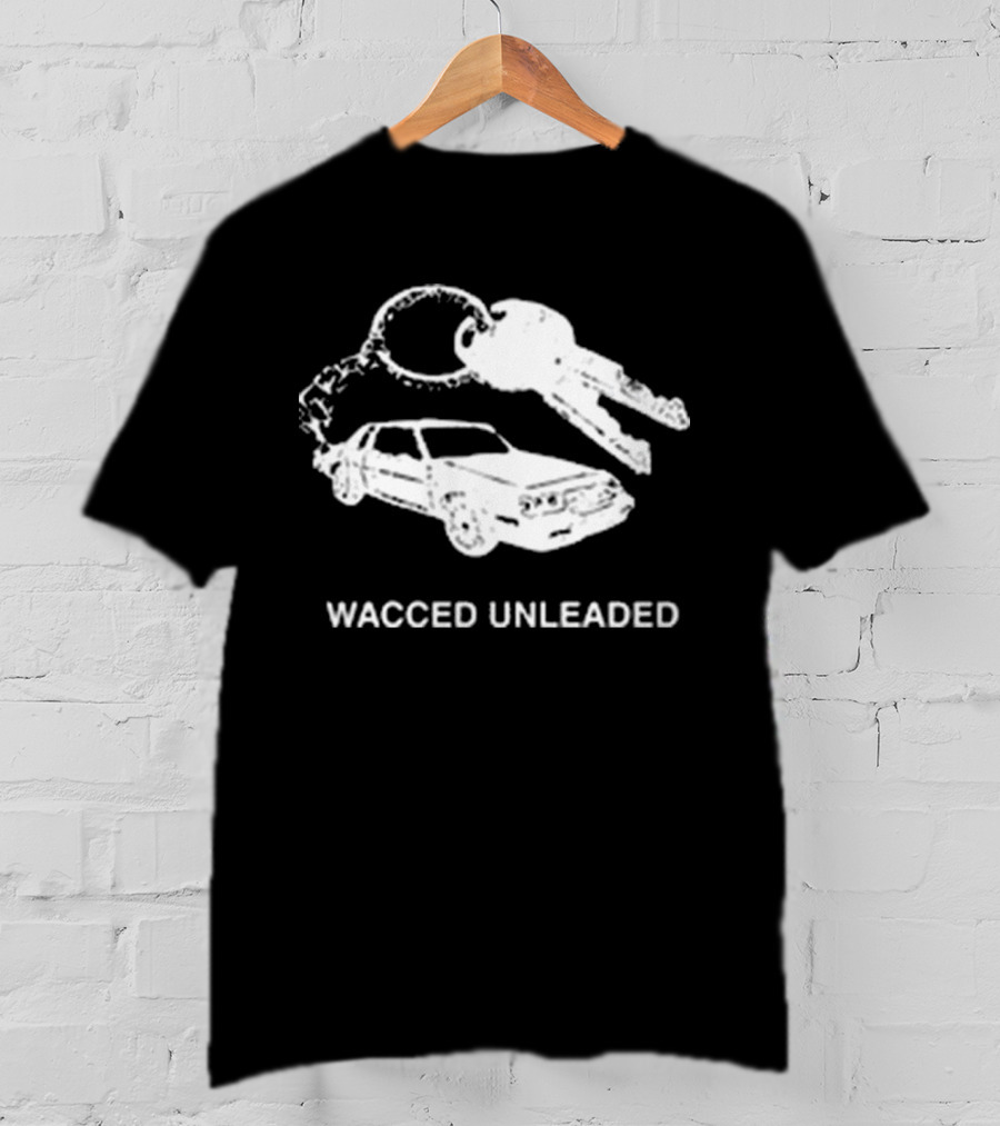 Rjv Collectives Wacced Unleaded Car And Keys T-Shirt