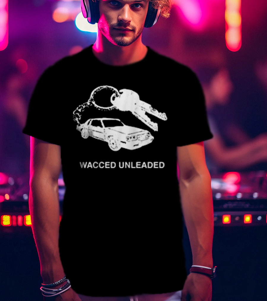 Rjv Collectives Wacced Unleaded Car And Keys T-Shirt