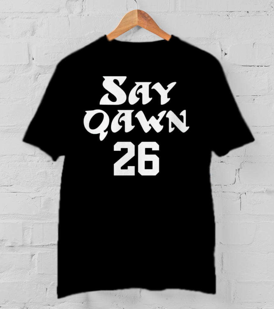 Saquon Barkley Say Qawn 26 Football T-Shirt