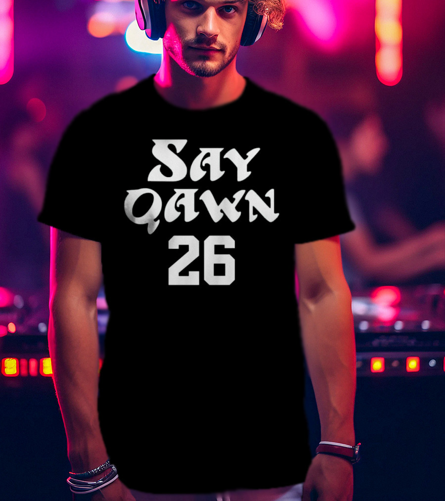 Saquon Barkley Say Qawn 26 Football T-Shirt