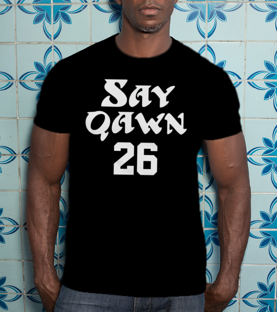 Saquon Barkley Say Qawn 26 Football T-Shirt