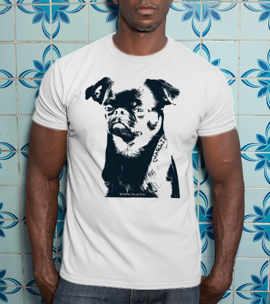 Charlie The Griffon Charlie Face Sketch T-Shirt