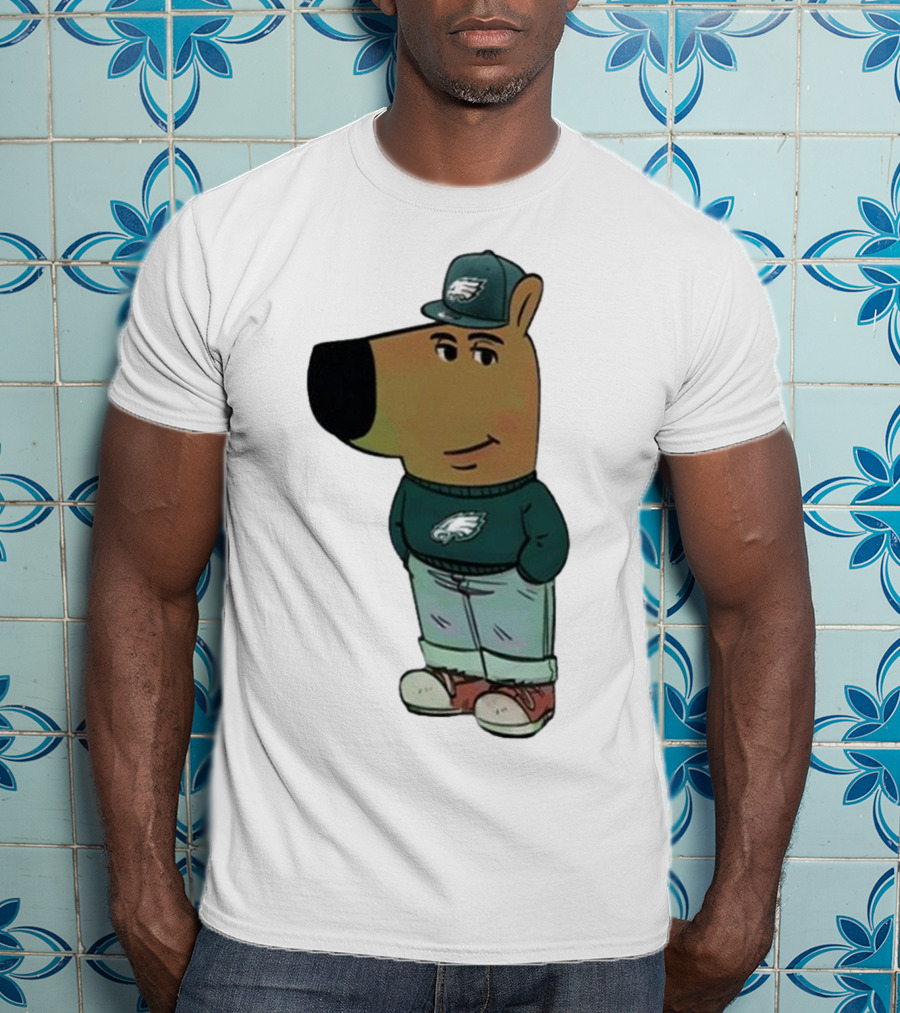 I Am Just A Chill Guy Philadelphia Eagles Character In Hat T-Shirt