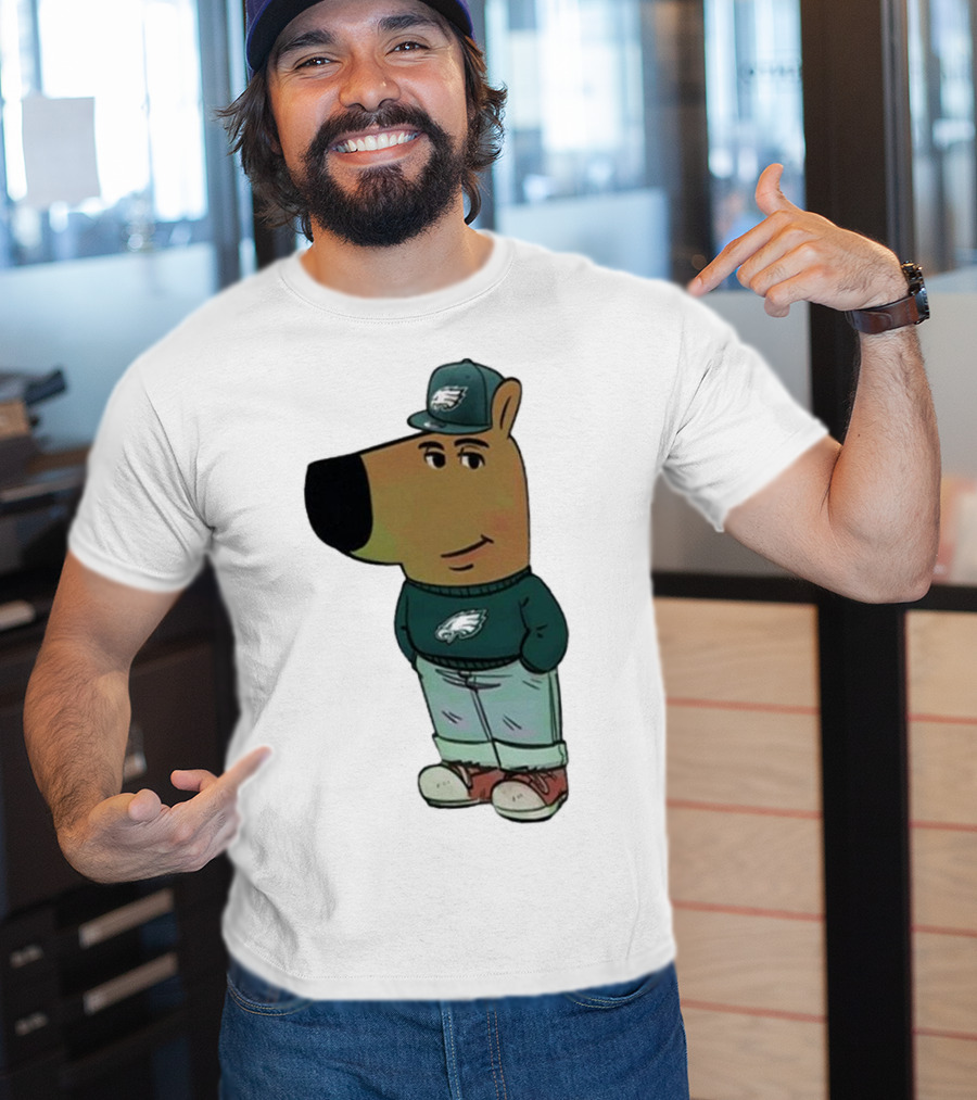 I Am Just A Chill Guy Philadelphia Eagles Character In Hat T-Shirt