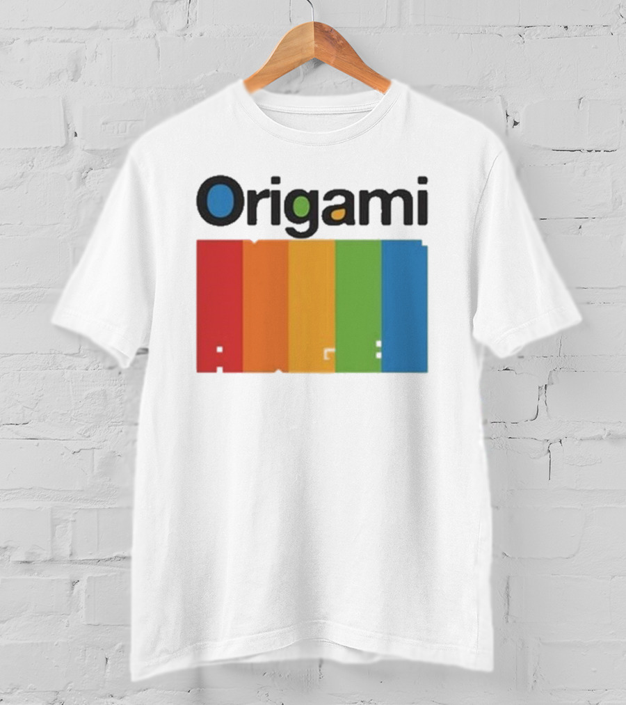 Origami Spectrum Rainbow Blocks T-Shirt