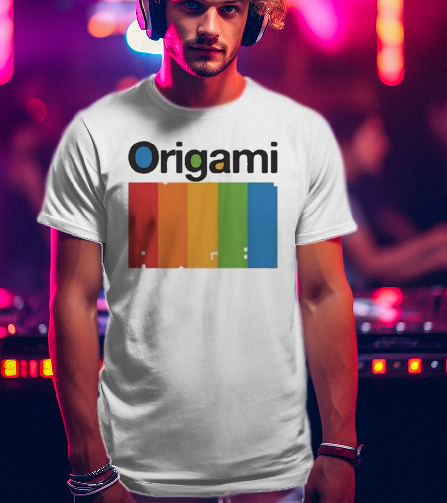 Origami Spectrum Rainbow Blocks T-Shirt