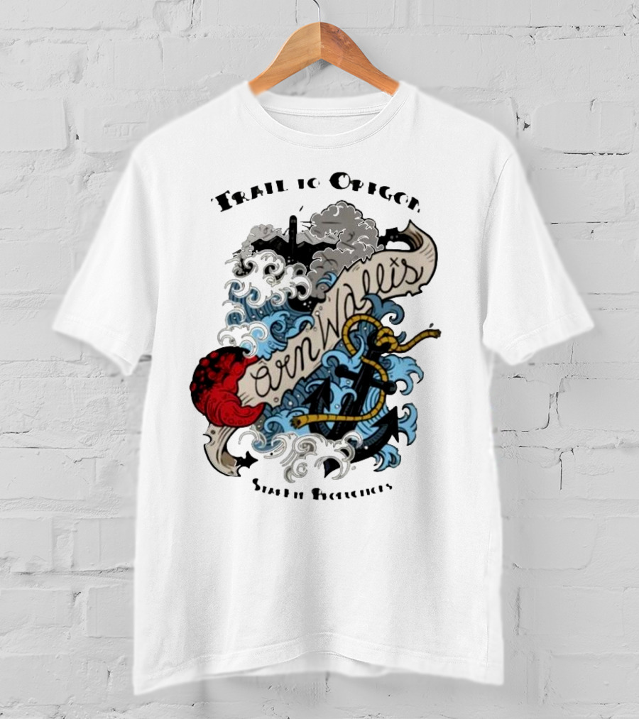 Trail To Oregon Cornwallis Ship Features T-Shirt