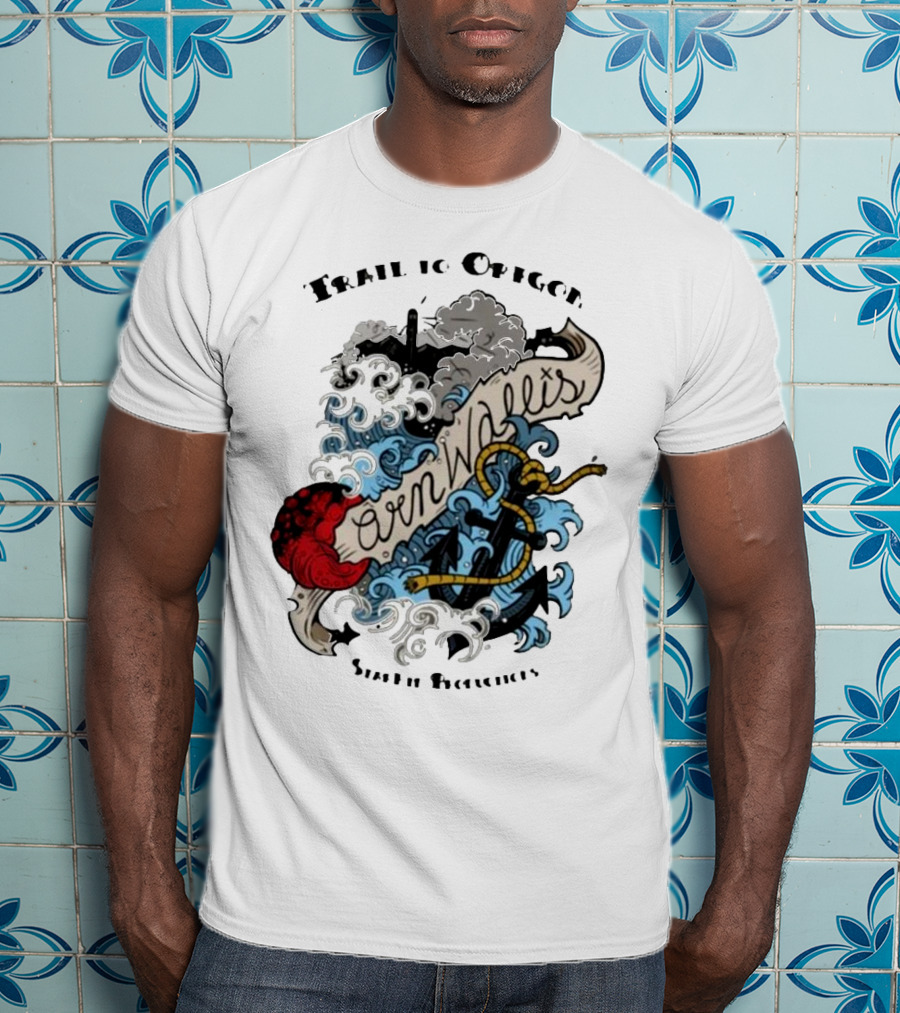 Trail To Oregon Cornwallis Ship Features T-Shirt