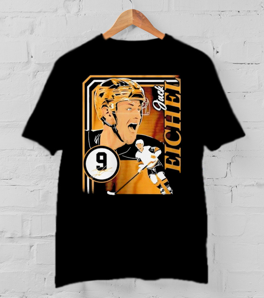 Jack Eichel Las Vegas Hockey Collage Frame T-Shirt