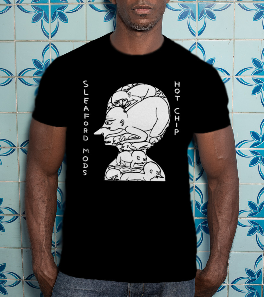 Sleaford Mods Hot Chip Abstract Figure Array T-Shirt