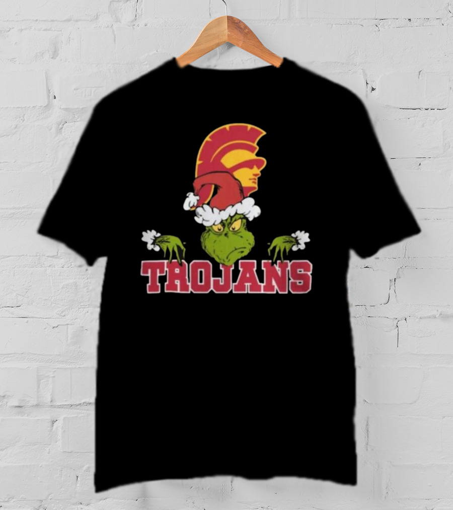 USC Trojans Football Grinch Christmas T-Shirt
