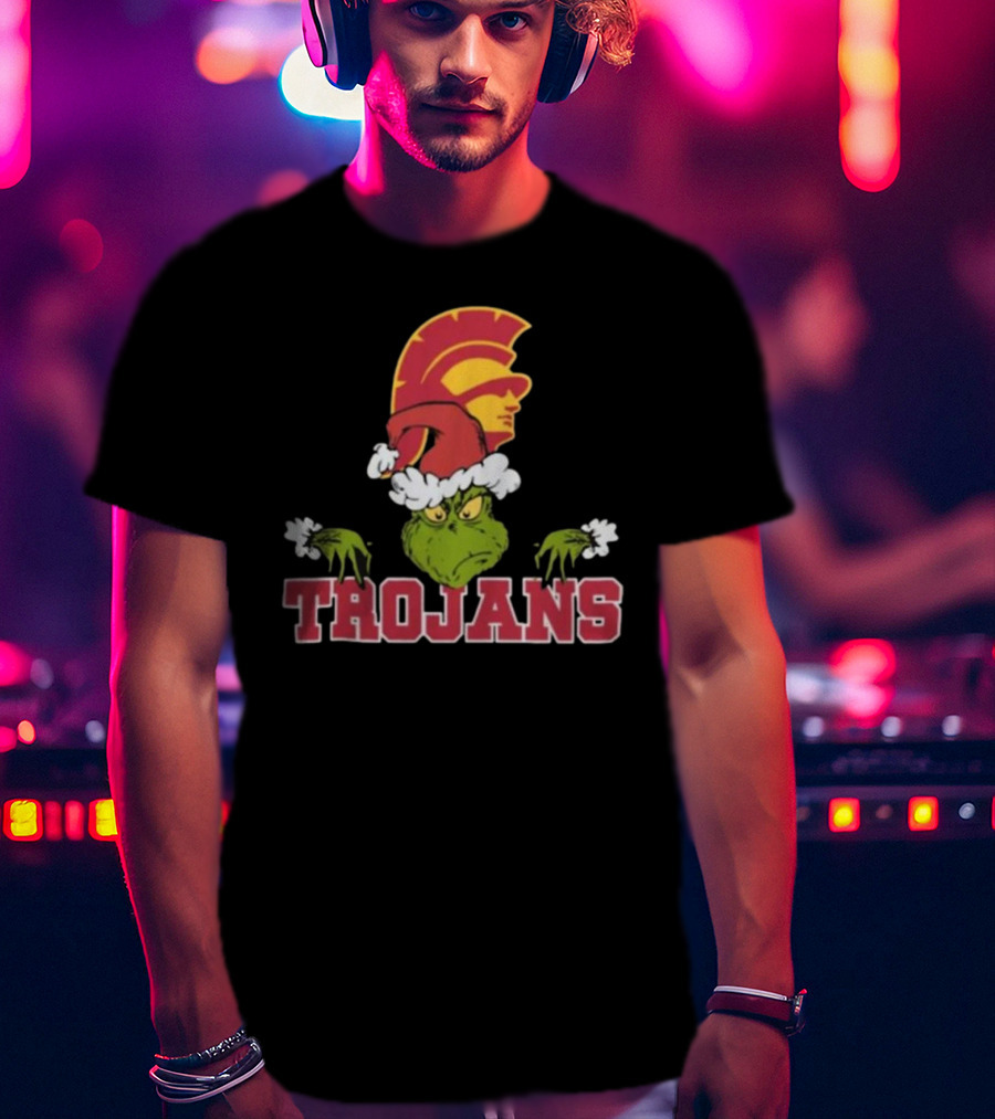 USC Trojans Football Grinch Christmas T-Shirt