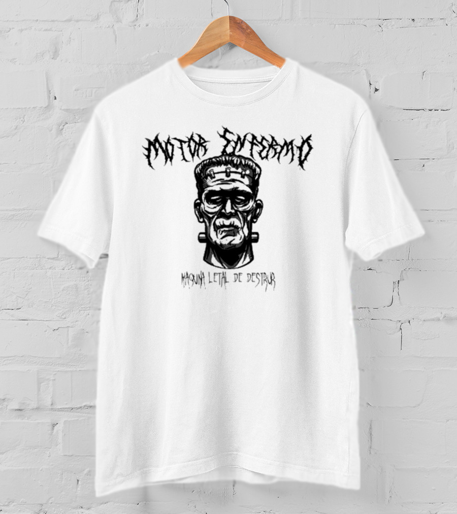 Airbag X Rolis Motor Enfermo Máquina Letal De Destruir - Frankenstein Monster T-Shirt