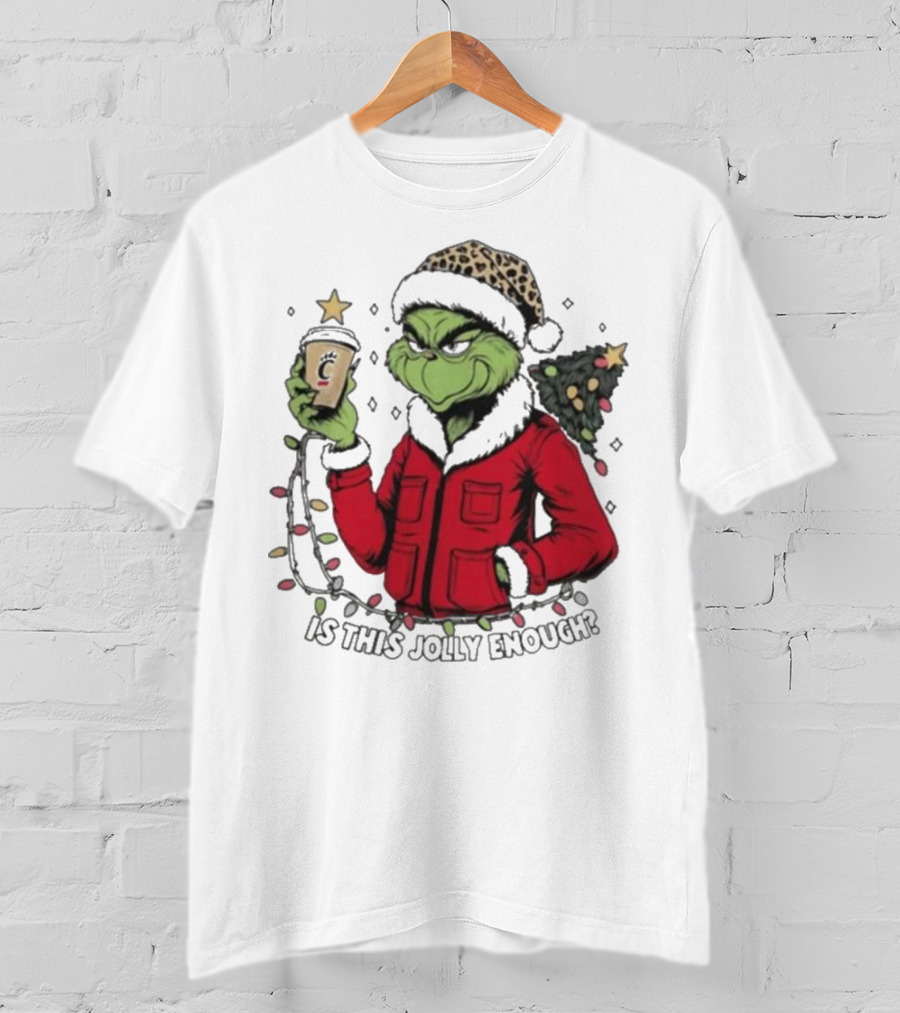 Cincinnati Bearcats Grinch Christmas Is This Jolly Enough T-Shirt