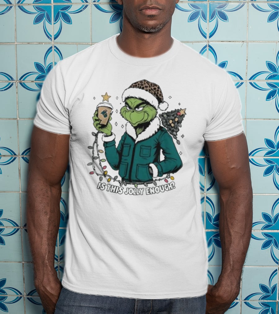 Coastal Carolina Chanticleers Santa Grinch Is This Jolly Enough Merry Christmas T-Shirt