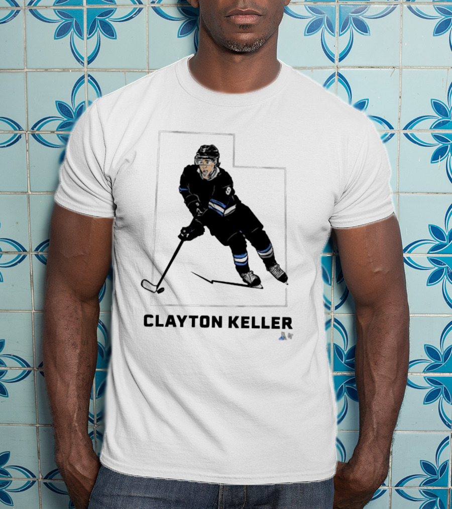 Clayton Keller Hockey Star In State Outline T-Shirt