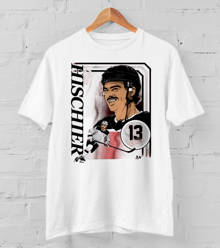 Nico Hischier Collage Frame Number 13 Hockey T-Shirt