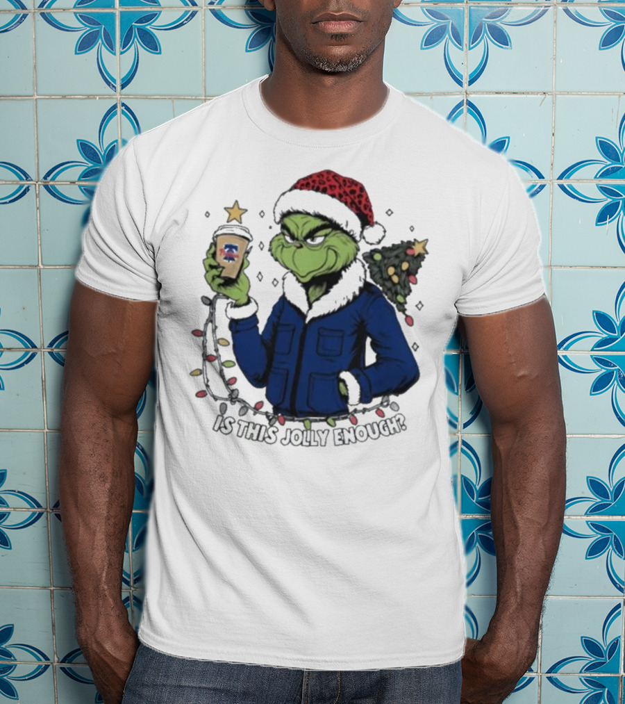 Philadelphia Phillies Grinch Is This Jolly Enough Merry Christmas T-Shirt