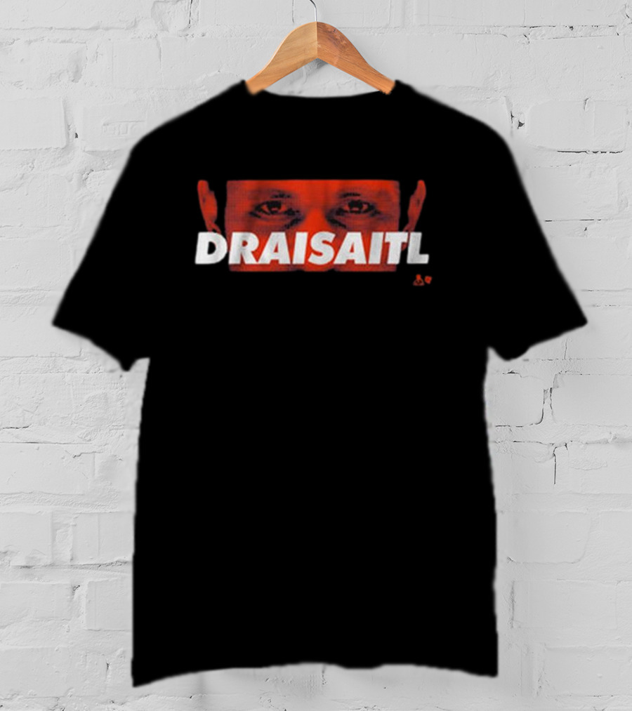 Draisaitl Eyes Bold Red Focus T-Shirt
