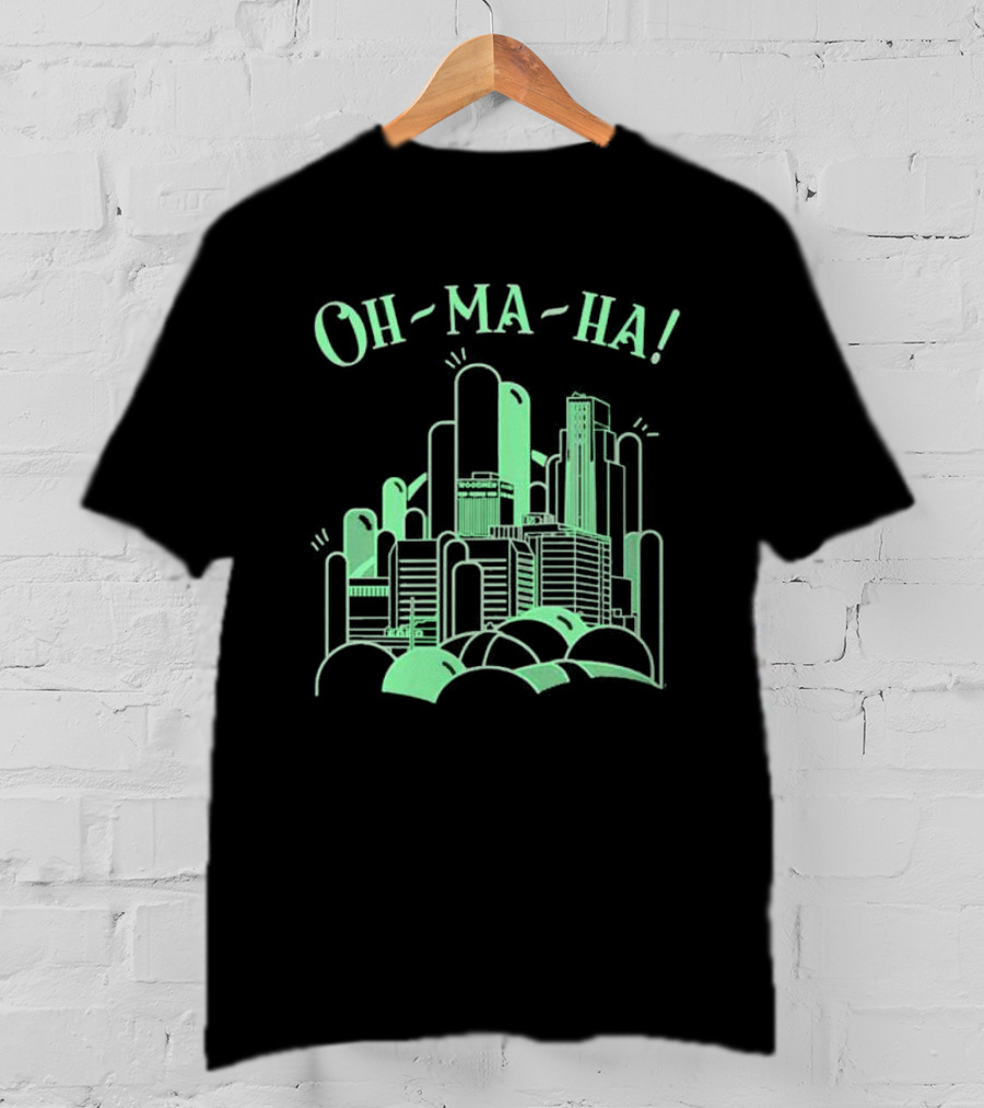 Oh Ma Ha City Skyline Buildings T-Shirt