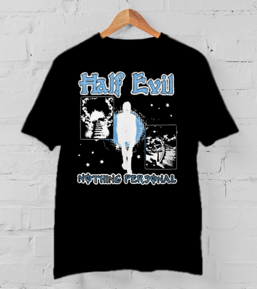 Half Evil Nothing Personal The Stairway To Eternity Cosmic Journey T-Shirt