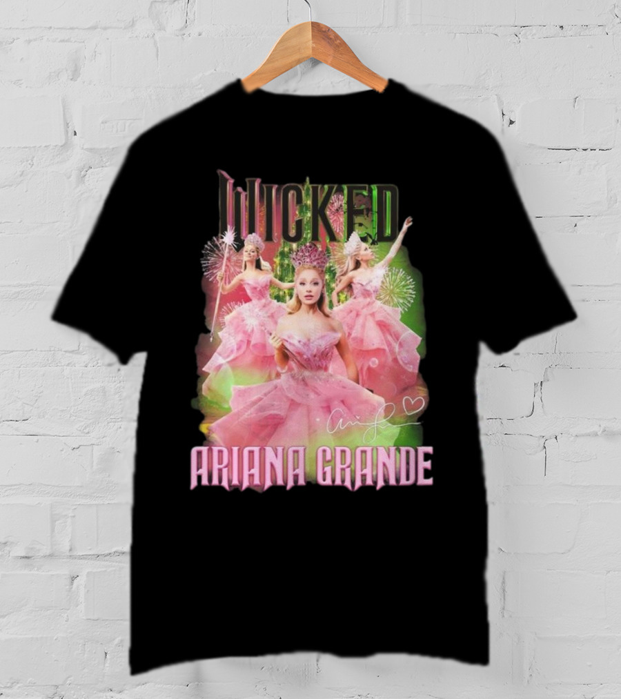 Wicked Ariana Grande Signature Pink Dress Trio T-Shirt
