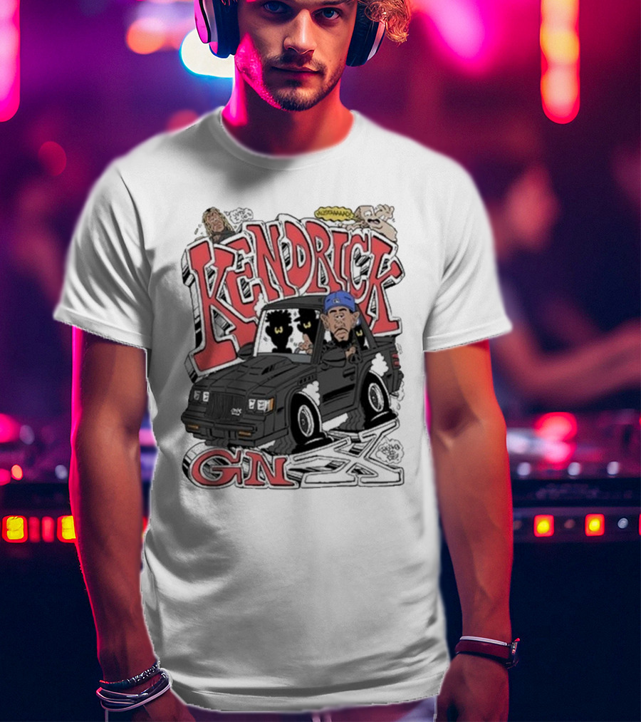 Kendrick GNX Freakorico Cartoon Car T-Shirt