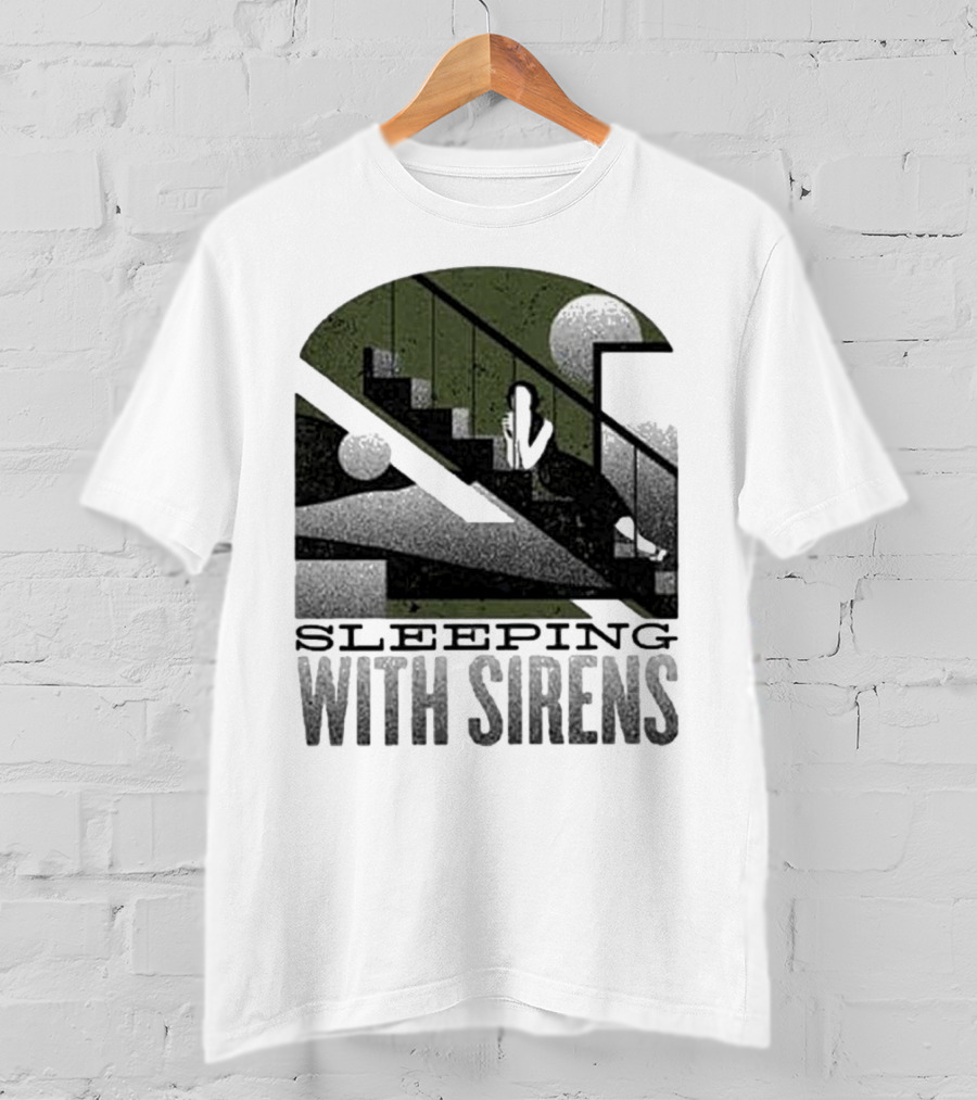 Sleeping With Sirens Stairs Retro Minimalist T-Shirt
