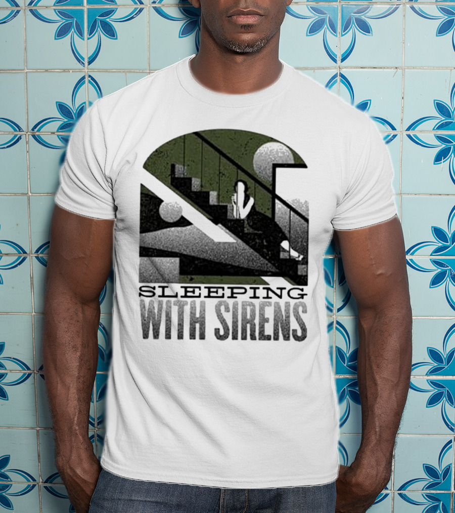 Sleeping With Sirens Stairs Retro Minimalist T-Shirt
