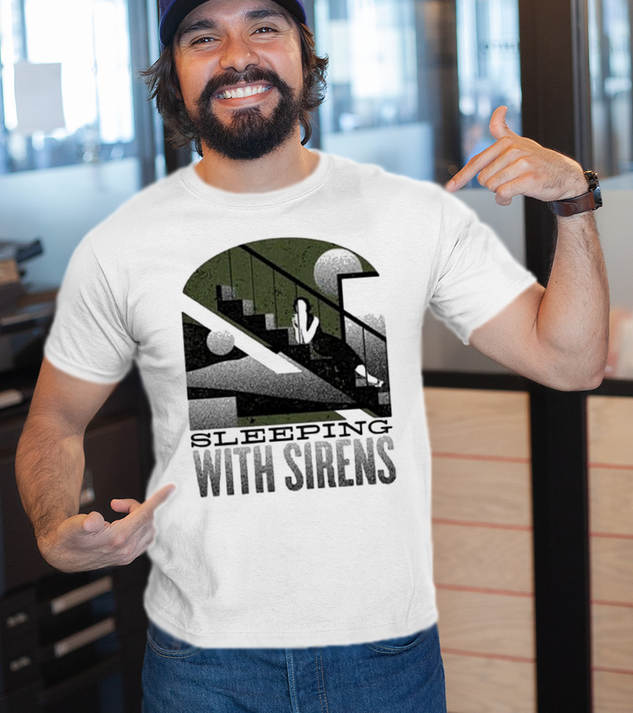 Sleeping With Sirens Stairs Retro Minimalist T-Shirt