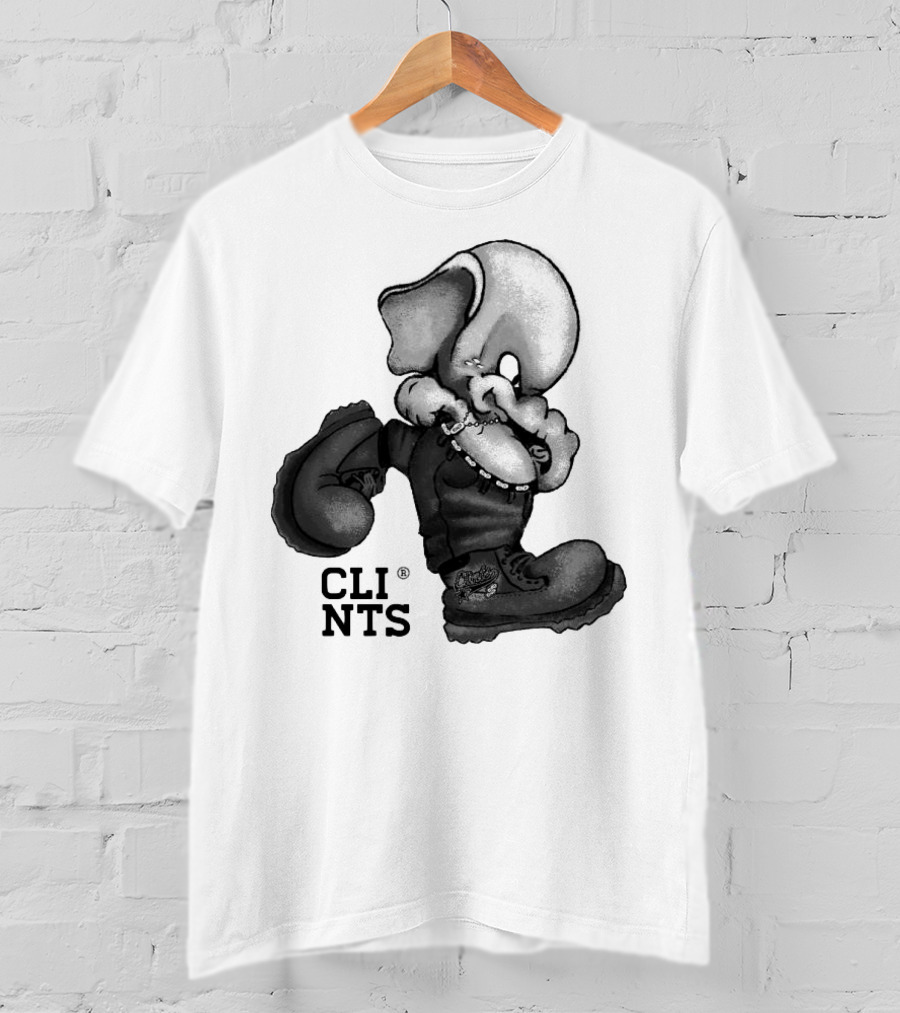 Cli Nts Stomper Character With Large Boots And Beads T-Shirt