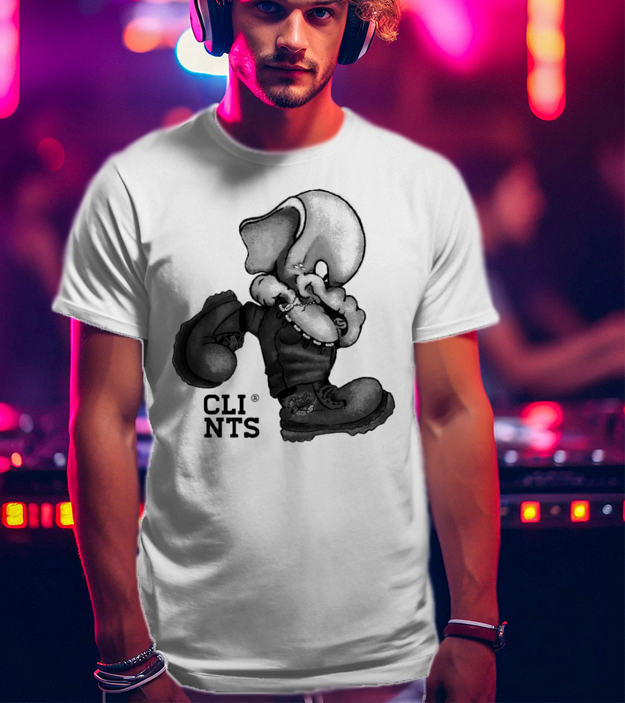 Cli Nts Stomper Character With Large Boots And Beads T-Shirt