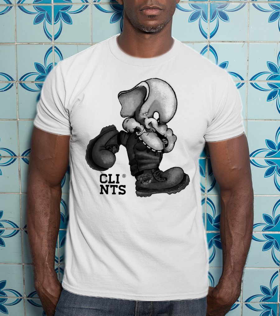 Cli Nts Stomper Character With Large Boots And Beads T-Shirt