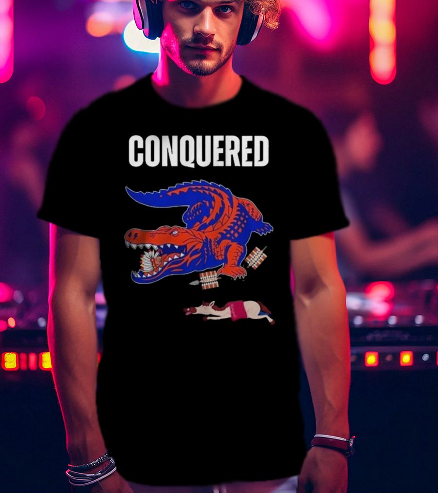 Conquered Florida Alligator Victory Over FSU Representation T-Shirt
