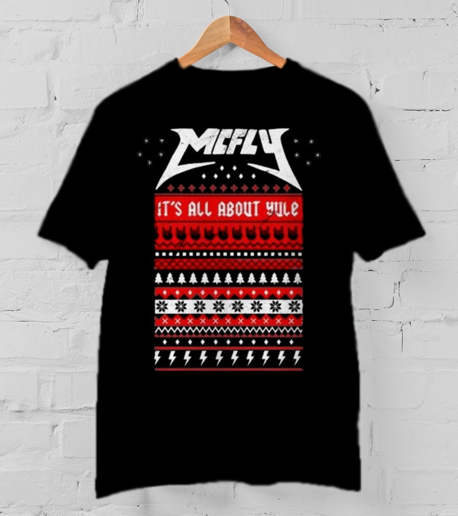 Mcfly Christmas It's All About Yule Festive T-Shirt