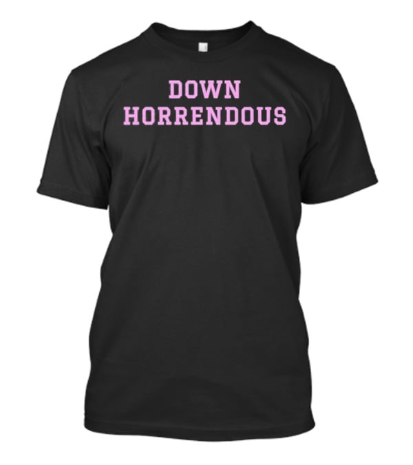 Meals By Cug Down Horrendous Black T-Shirt