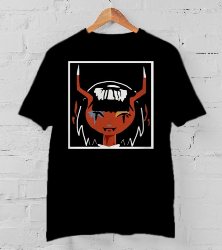 Omen Meow Skulls Demon Cat Character With Horns And Fangs T-Shirt