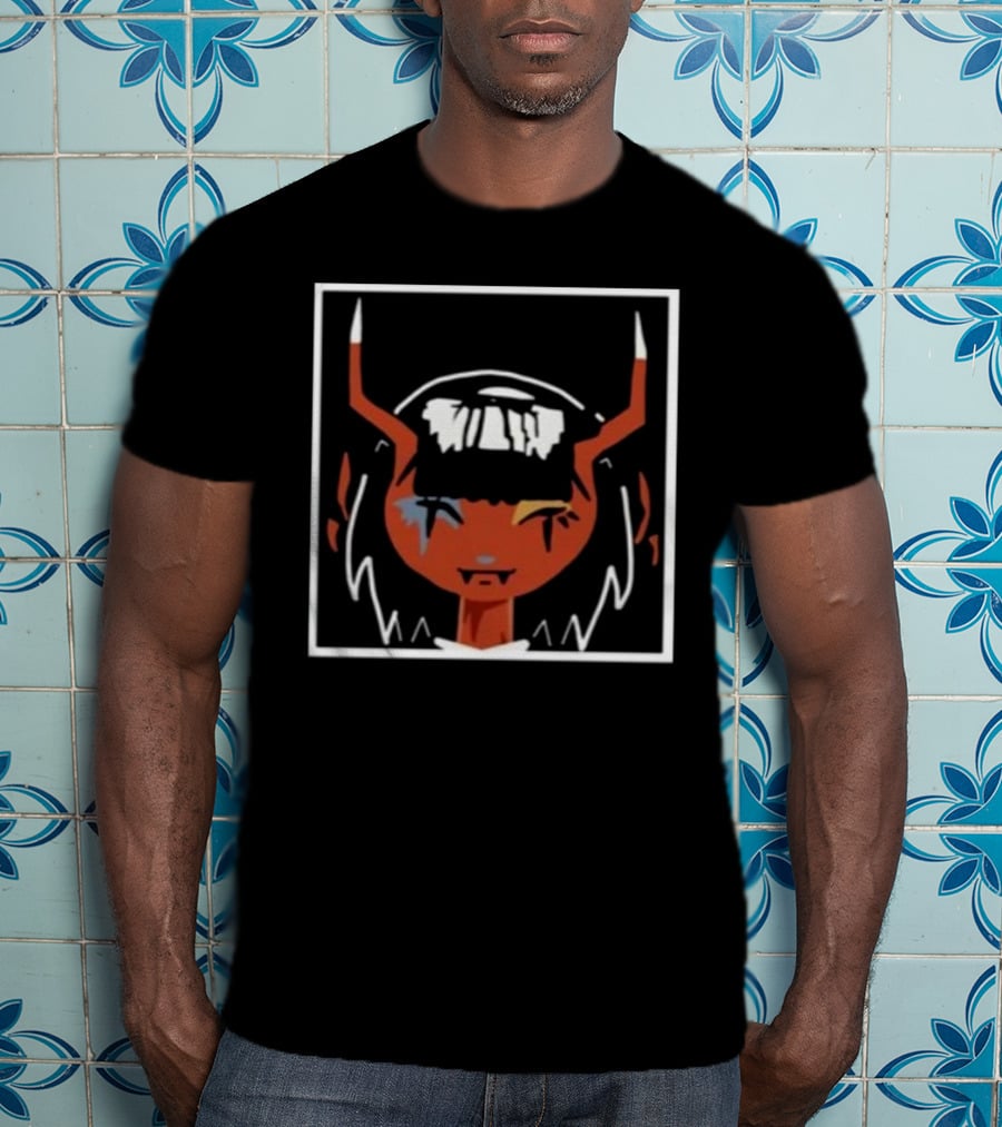 Omen Meow Skulls Demon Cat Character With Horns And Fangs T-Shirt