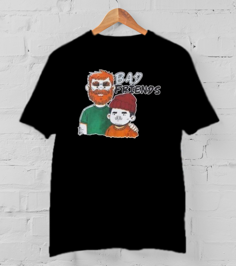 Bad Friends Illustrated Duo Sketch T-Shirt